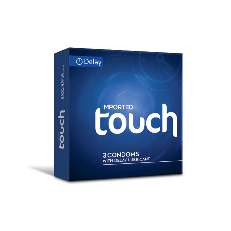 TOUCH DELAY LUBRICATED CONDOMS