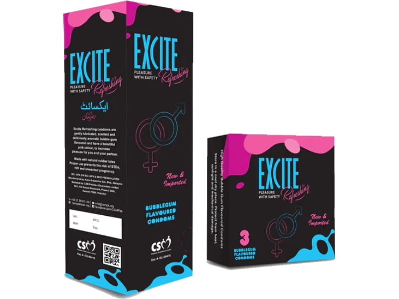 EXCITE BUBBLEGUM CODOMS